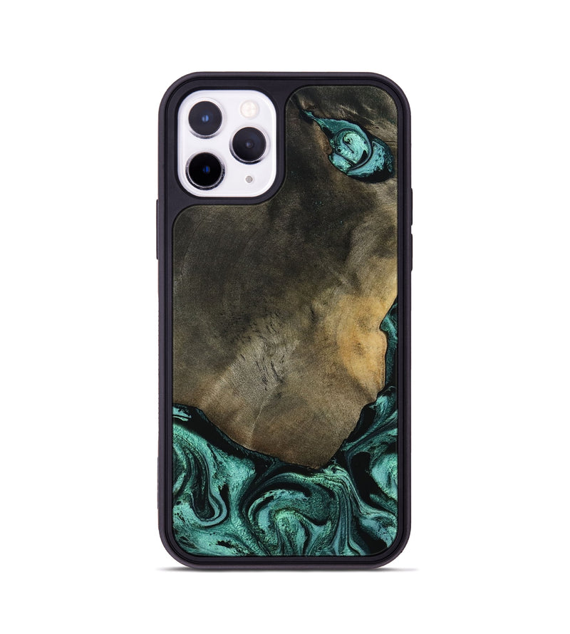 iPhone 11 Pro Wood Phone Case - Maria (Green, 797066)