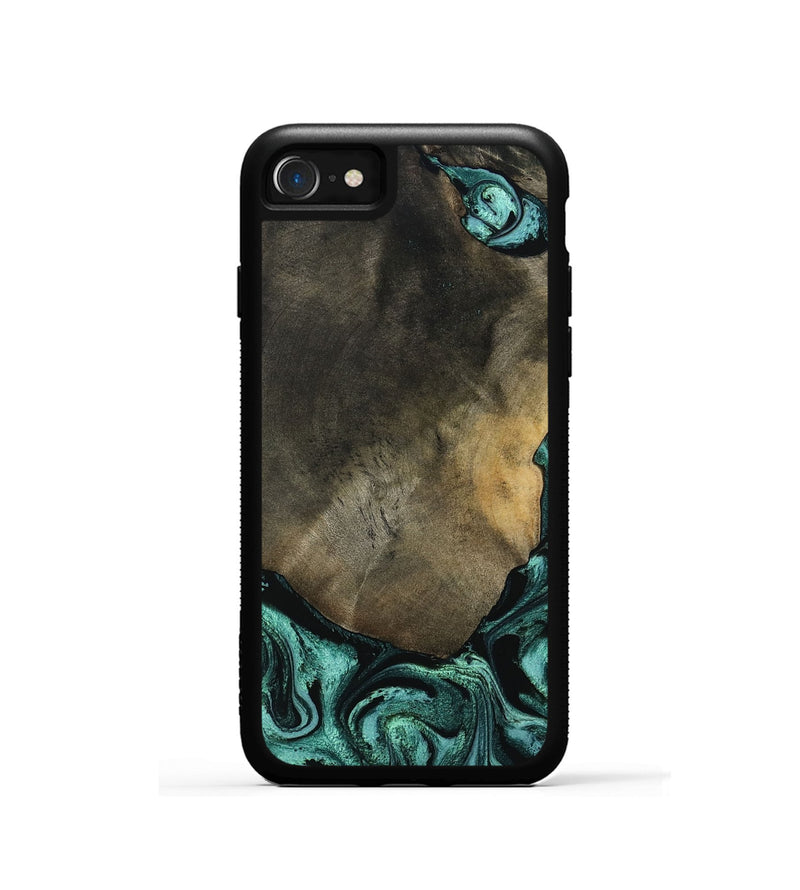 iPhone SE Wood Phone Case - Maria (Green, 797066)