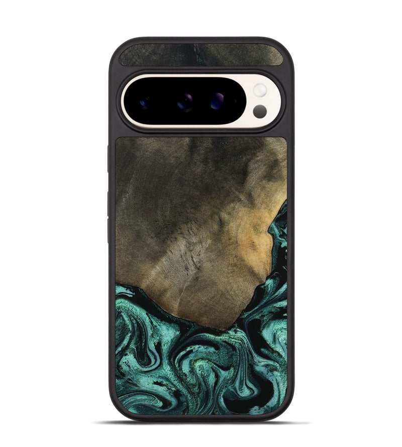 Pixel 9 Pro Wood Phone Case - Maria (Green, 797066)