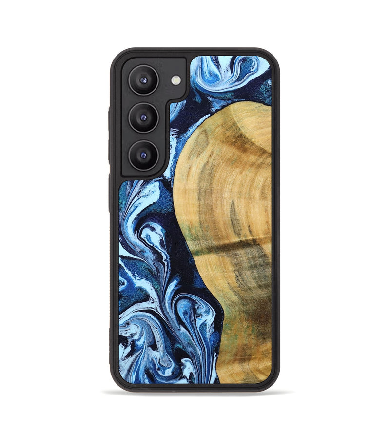 Galaxy S23 Wood Phone Case - Billy (Blue, 797072)