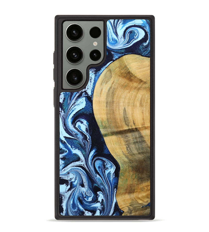 Galaxy S23 Ultra Wood Phone Case - Billy (Blue, 797072)