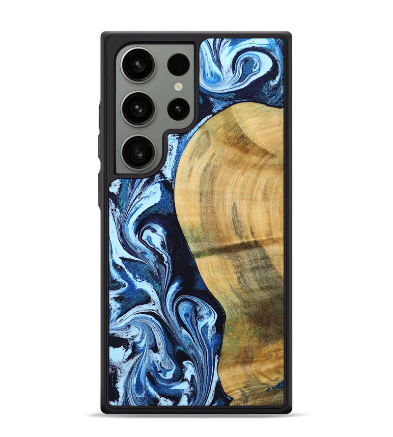 Galaxy S24 Ultra Wood Phone Case - Billy (Blue, 797072)
