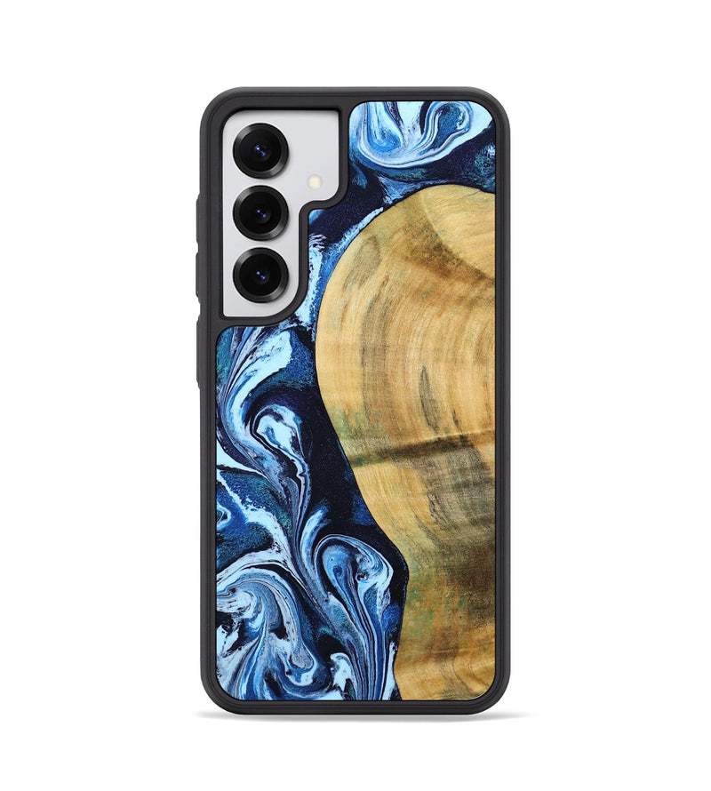 Galaxy S25 Wood Phone Case - Billy (Blue, 797072)