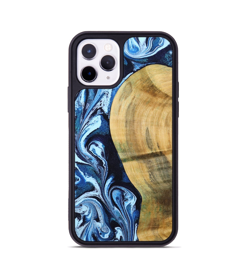 iPhone 11 Pro Wood Phone Case - Billy (Blue, 797072)