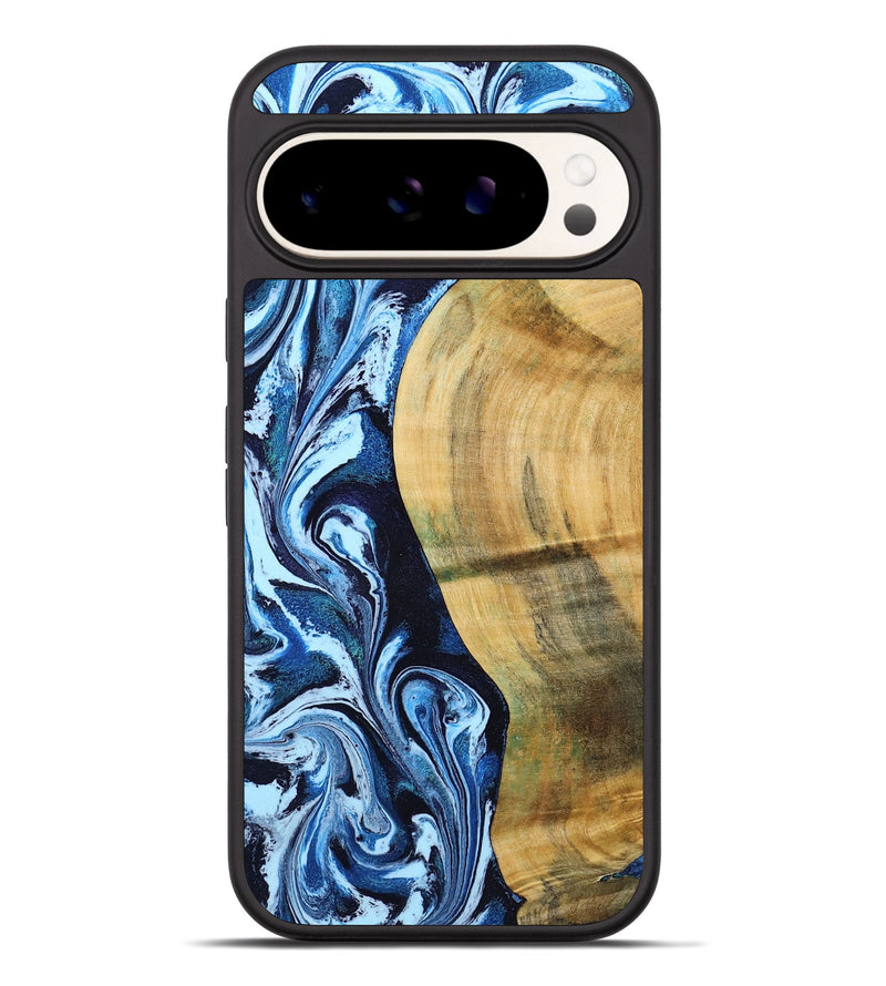 Pixel 9 Pro XL Wood Phone Case - Billy (Blue, 797072)