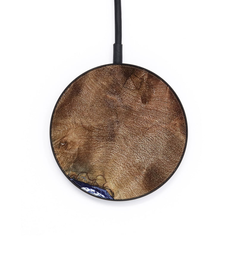 Circle Wood Wireless Charger - Kelley (Blue, 797079)