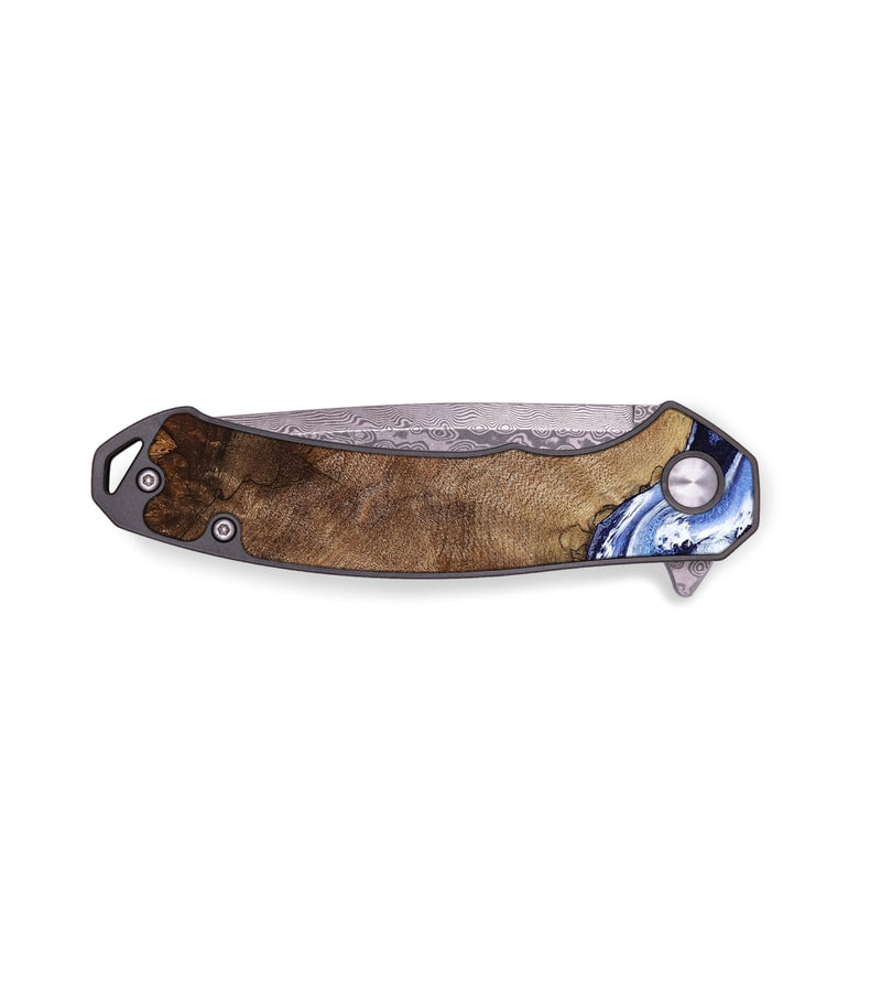 EDC Wood Pocket Knife - Kelley (Blue, 797079)