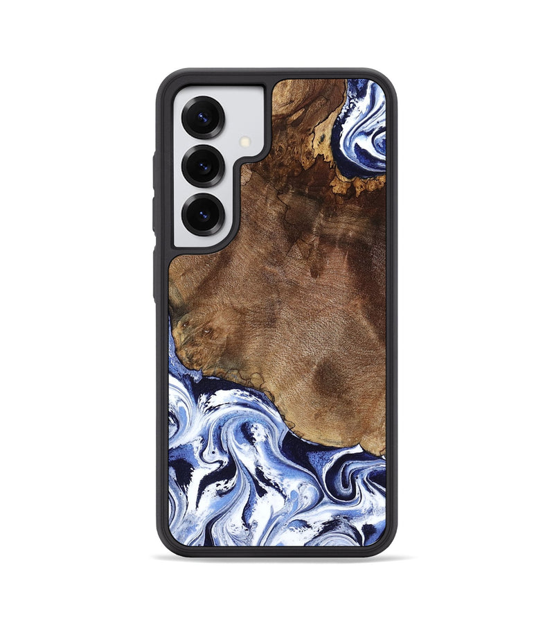 Galaxy S25 Wood Phone Case - Kelley (Blue, 797079)
