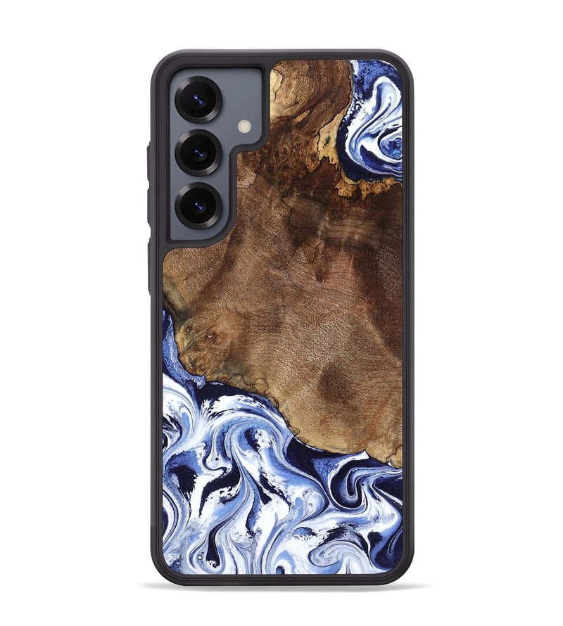 Galaxy S25 Plus Wood Phone Case - Kelley (Blue, 797079)
