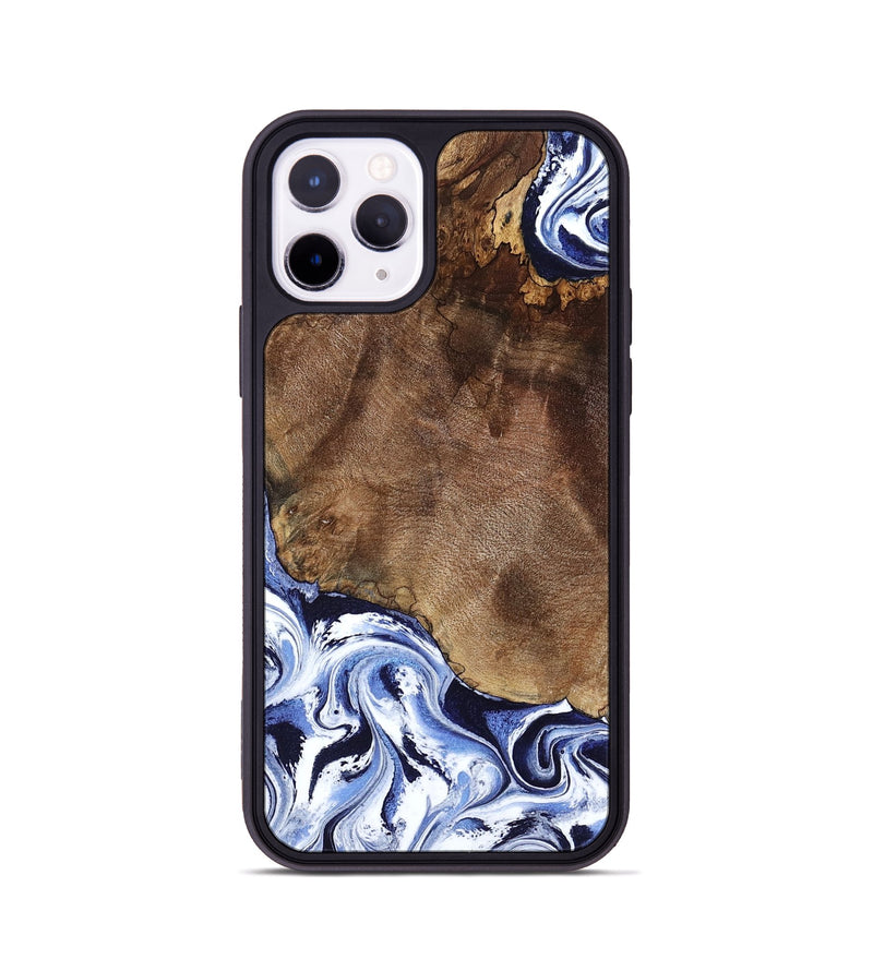 iPhone 11 Pro Wood Phone Case - Kelley (Blue, 797079)