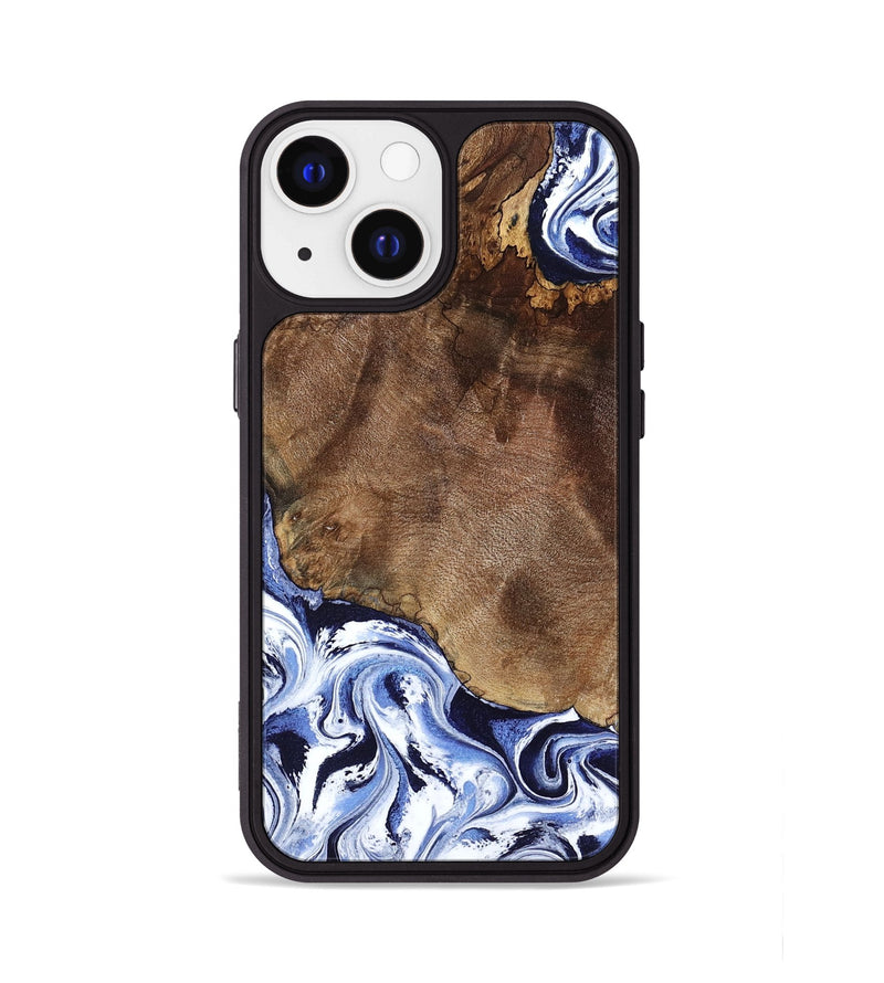 iPhone 13 Wood Phone Case - Kelley (Blue, 797079)