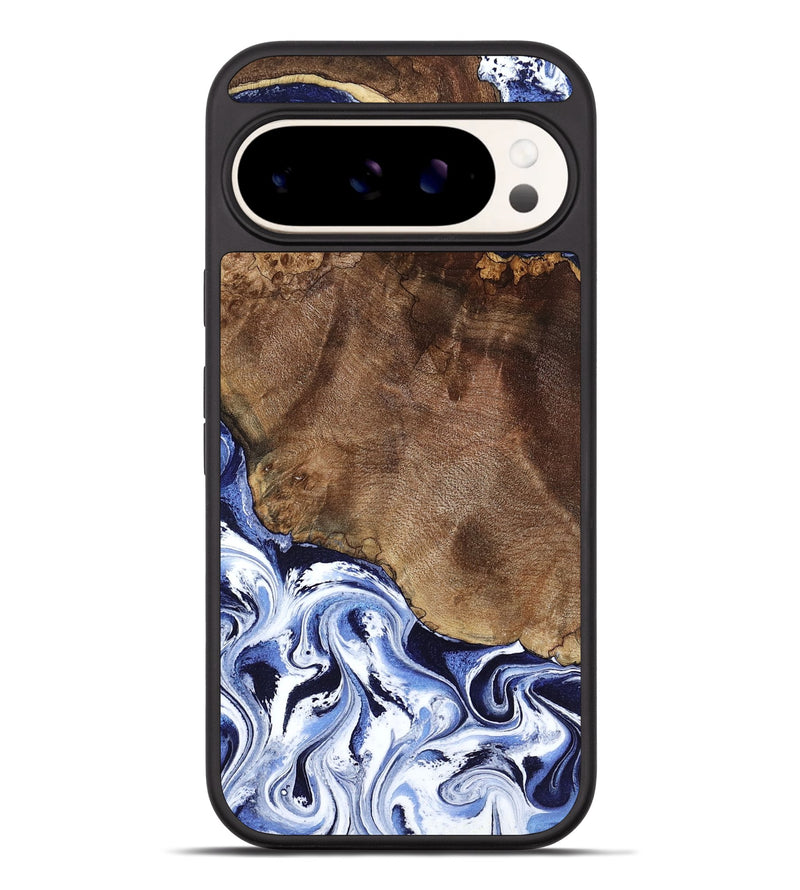Pixel 9 Pro XL Wood Phone Case - Kelley (Blue, 797079)