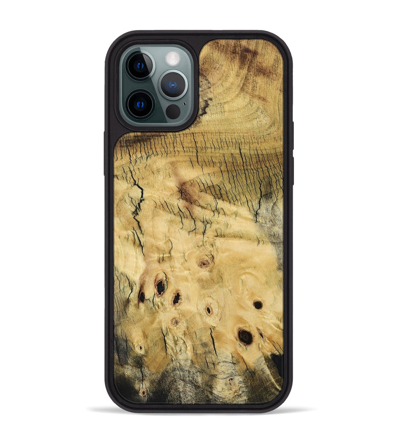 iPhone 12 Pro Max Wood Phone Case - Flor (Wood Burl, 797091)