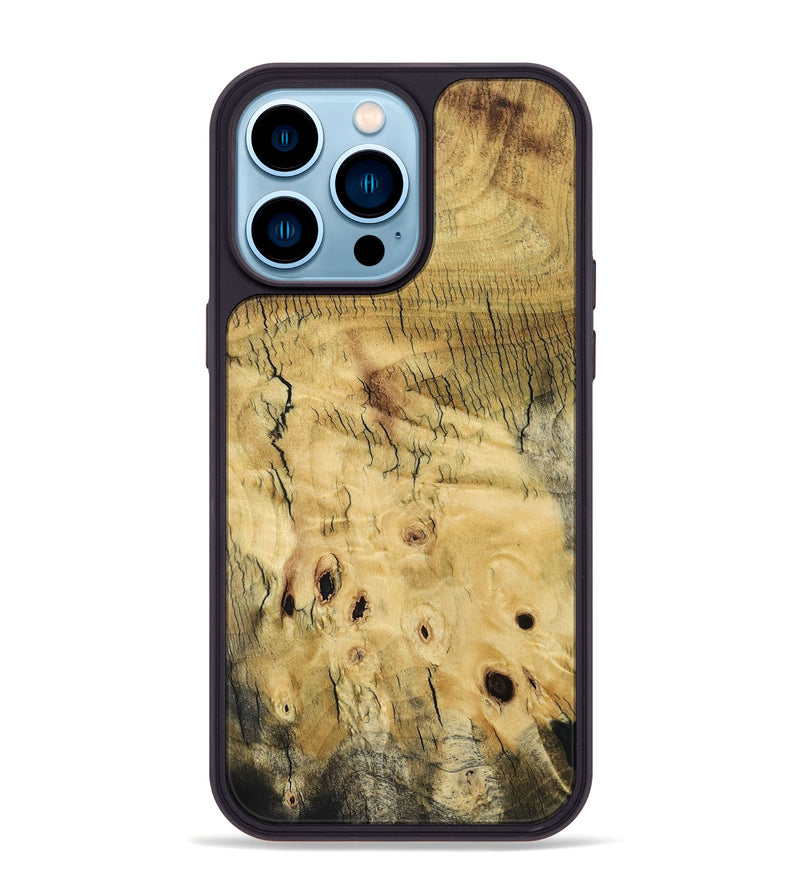 iPhone 14 Pro Max Wood Phone Case - Flor (Wood Burl, 797091)