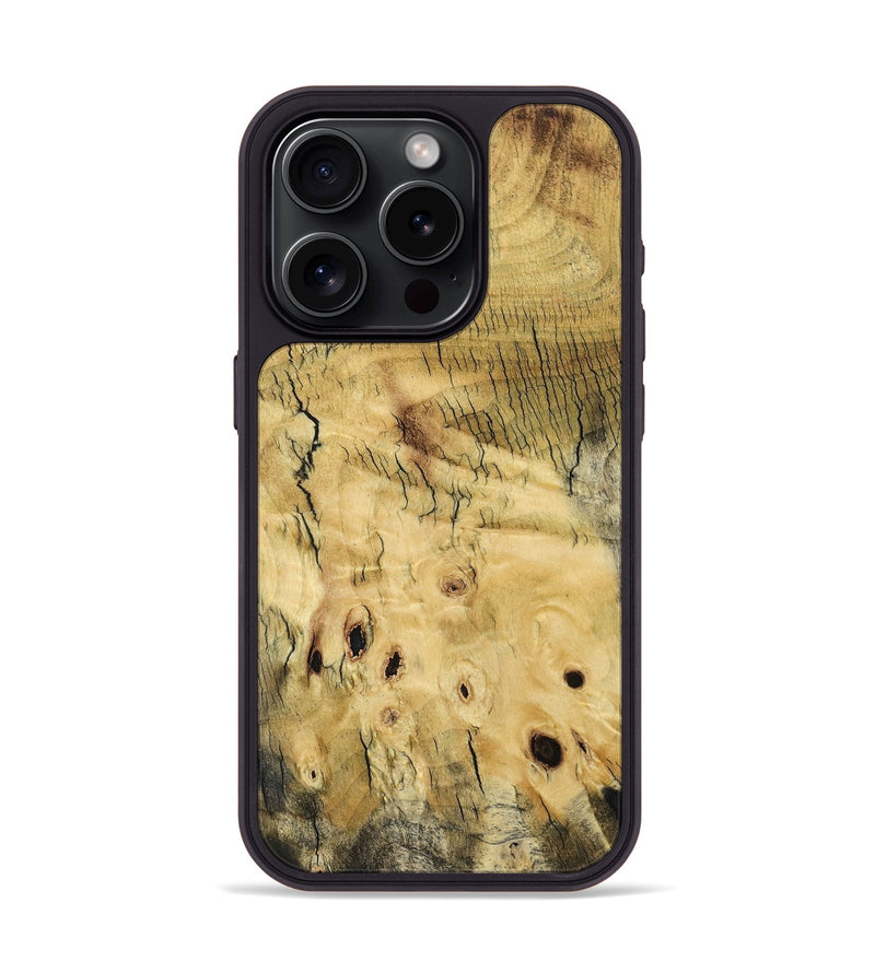 iPhone 15 Pro Wood Phone Case - Flor (Wood Burl, 797091)