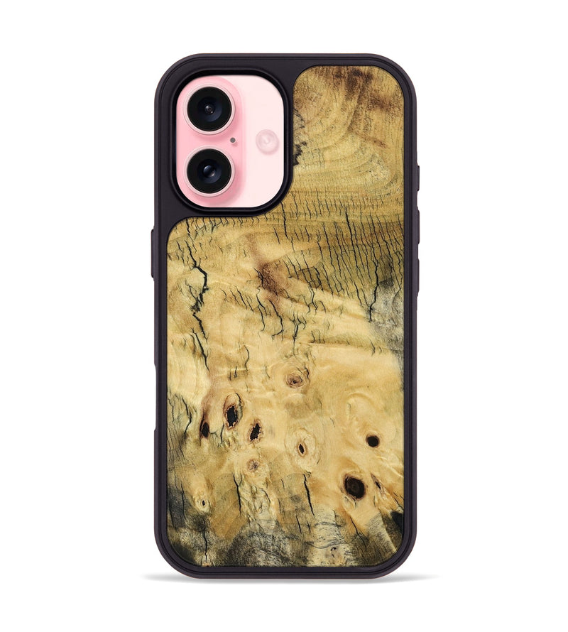 iPhone 16 Wood Phone Case - Flor (Wood Burl, 797091)