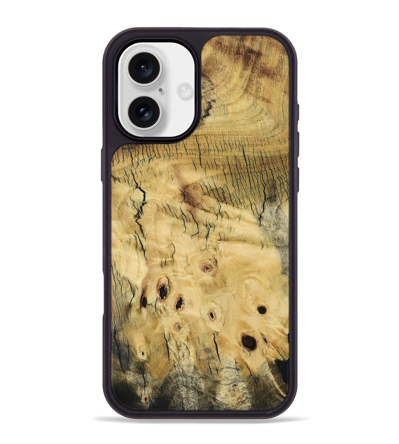 iPhone 16 Plus Wood Phone Case - Flor (Wood Burl, 797091)