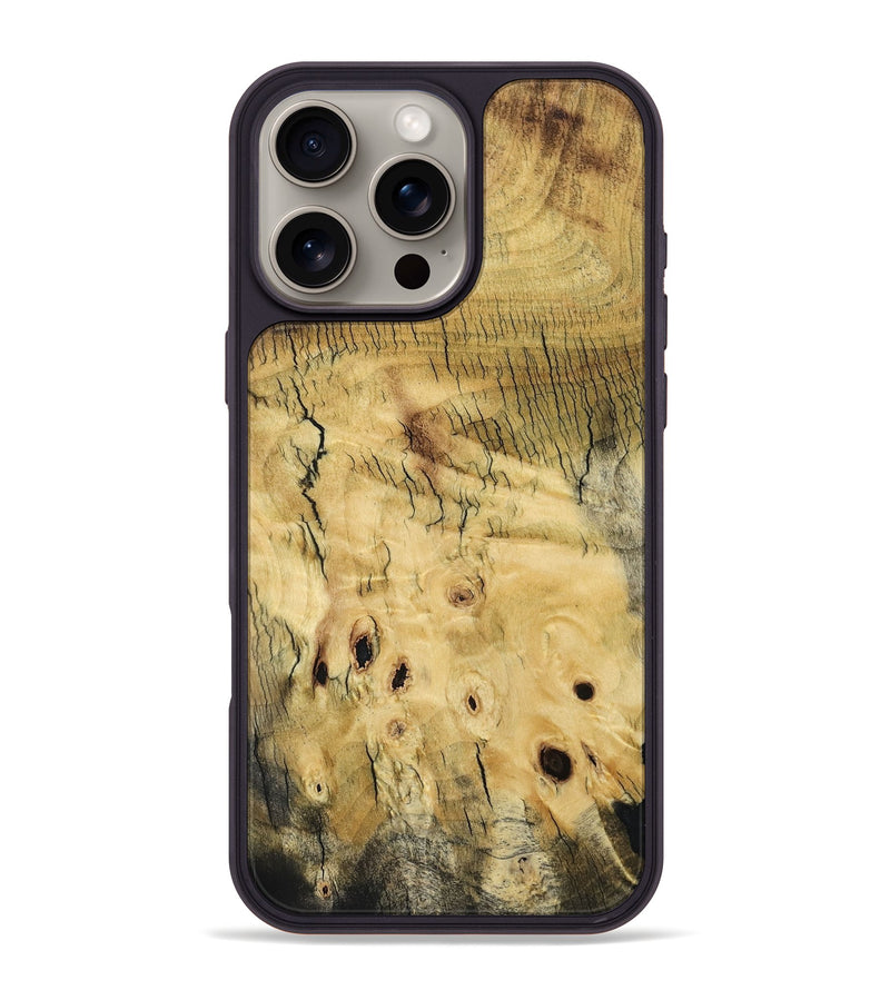 iPhone 16 Pro Max Wood Phone Case - Flor (Wood Burl, 797091)