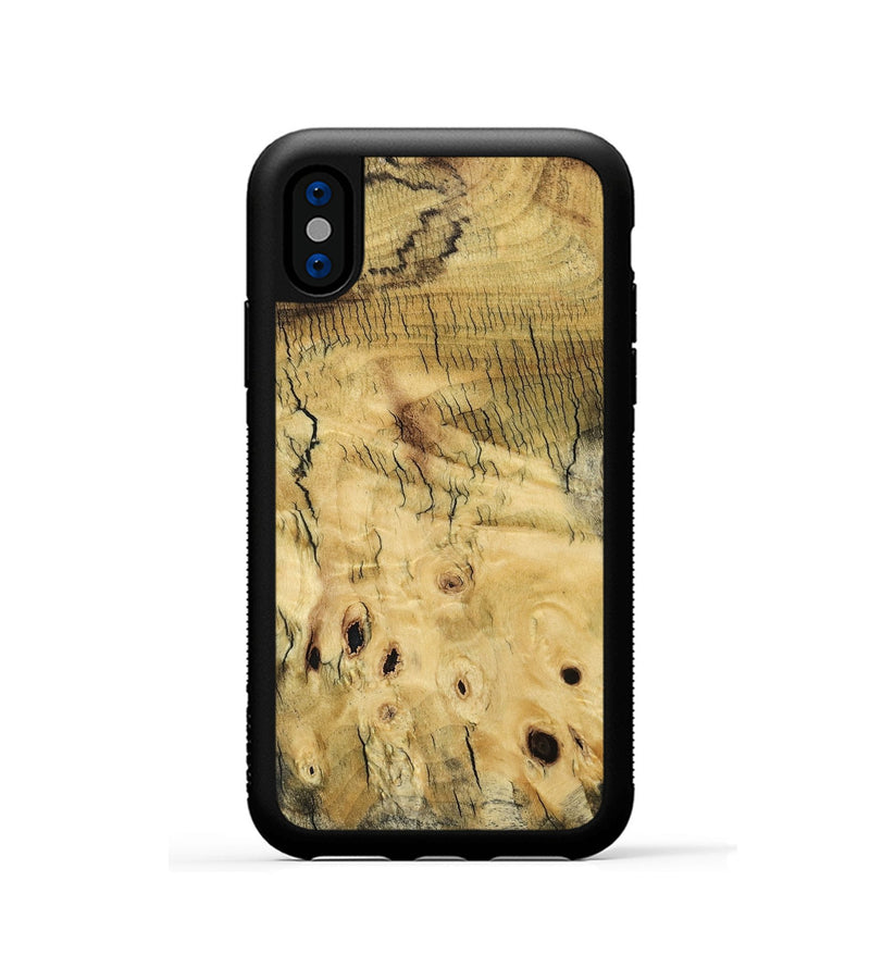 iPhone Xs Wood Phone Case - Flor (Wood Burl, 797091)