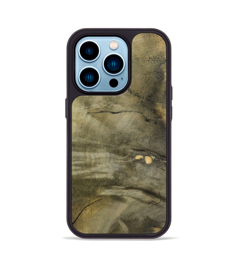 iPhone 14 Pro Wood Phone Case - Adella (Wood Burl, 797104)