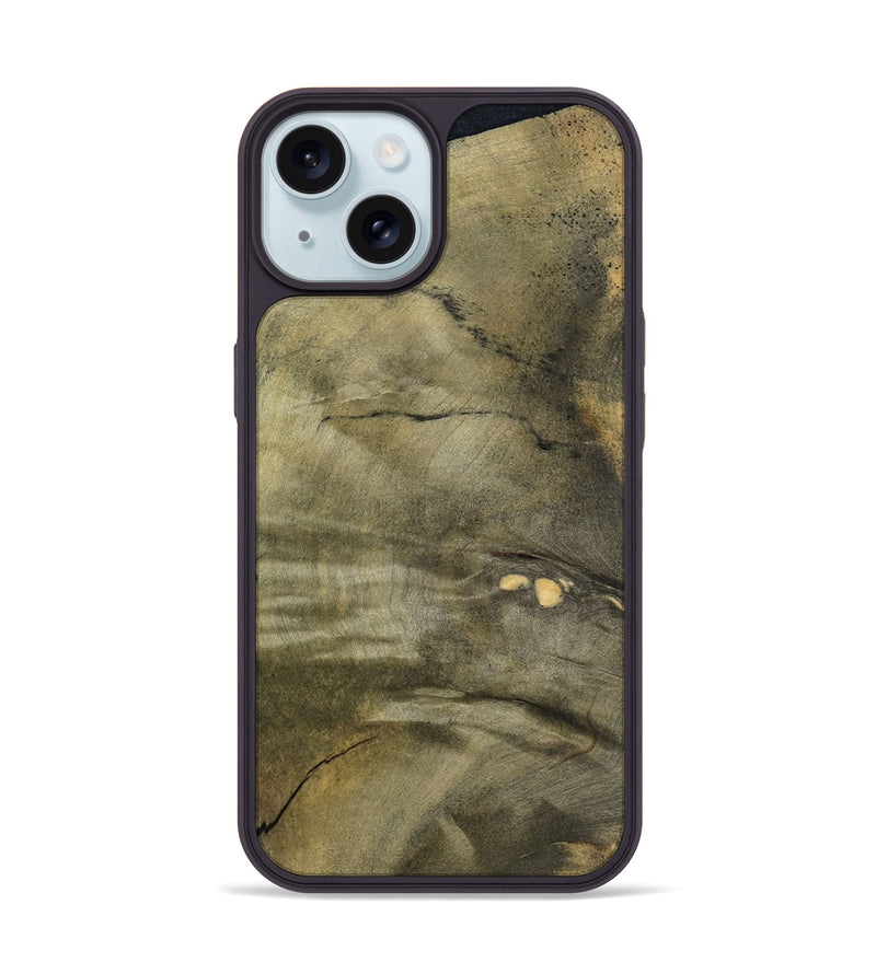 iPhone 15 Wood Phone Case - Adella (Wood Burl, 797104)