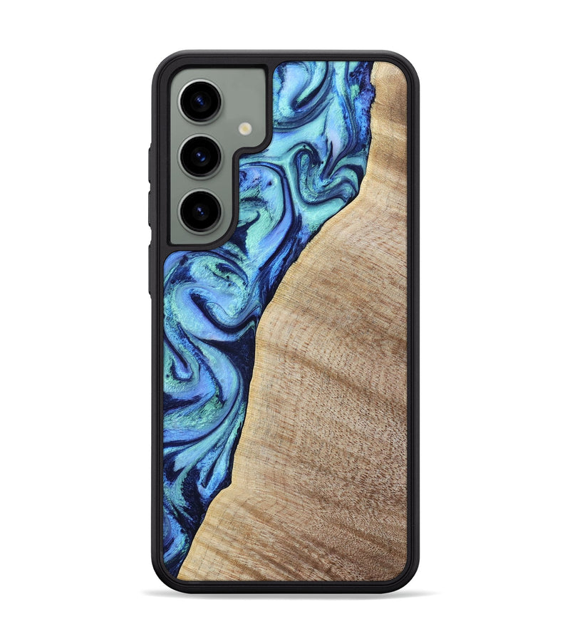 Galaxy S24 Plus Wood Phone Case - Wiley (Blue, 797109)