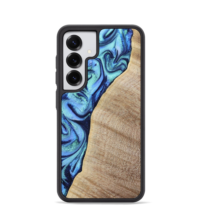Galaxy S25 Wood Phone Case - Wiley (Blue, 797109)