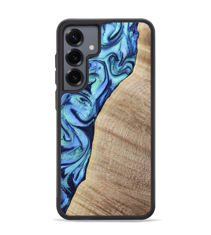 Galaxy S25 Plus Wood Phone Case - Wiley (Blue, 797109)