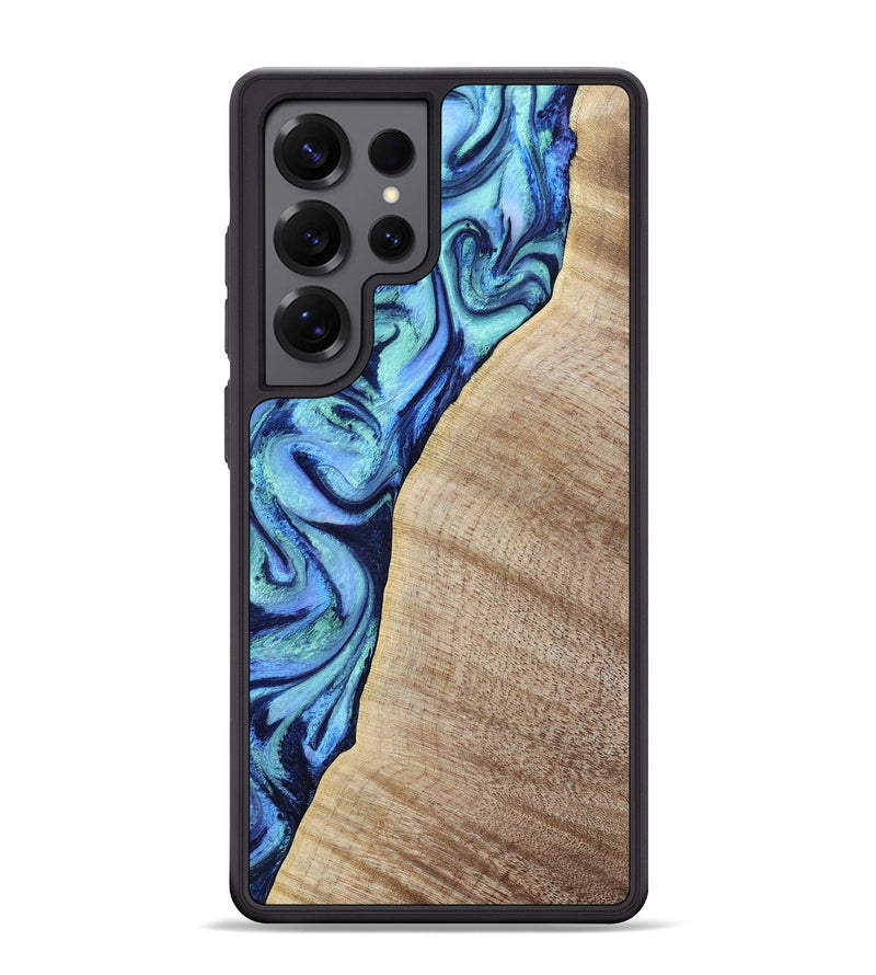 Galaxy S25 Ultra Wood Phone Case - Wiley (Blue, 797109)