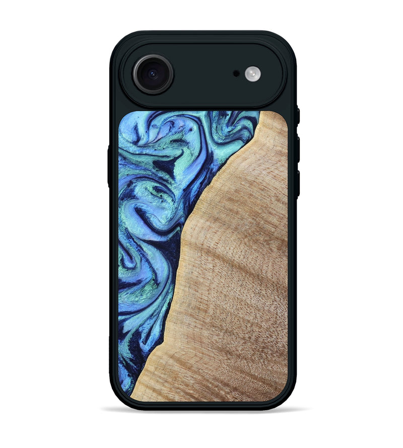 iPhone 17 Air Wood Phone Case - Wiley (Blue, 797109)