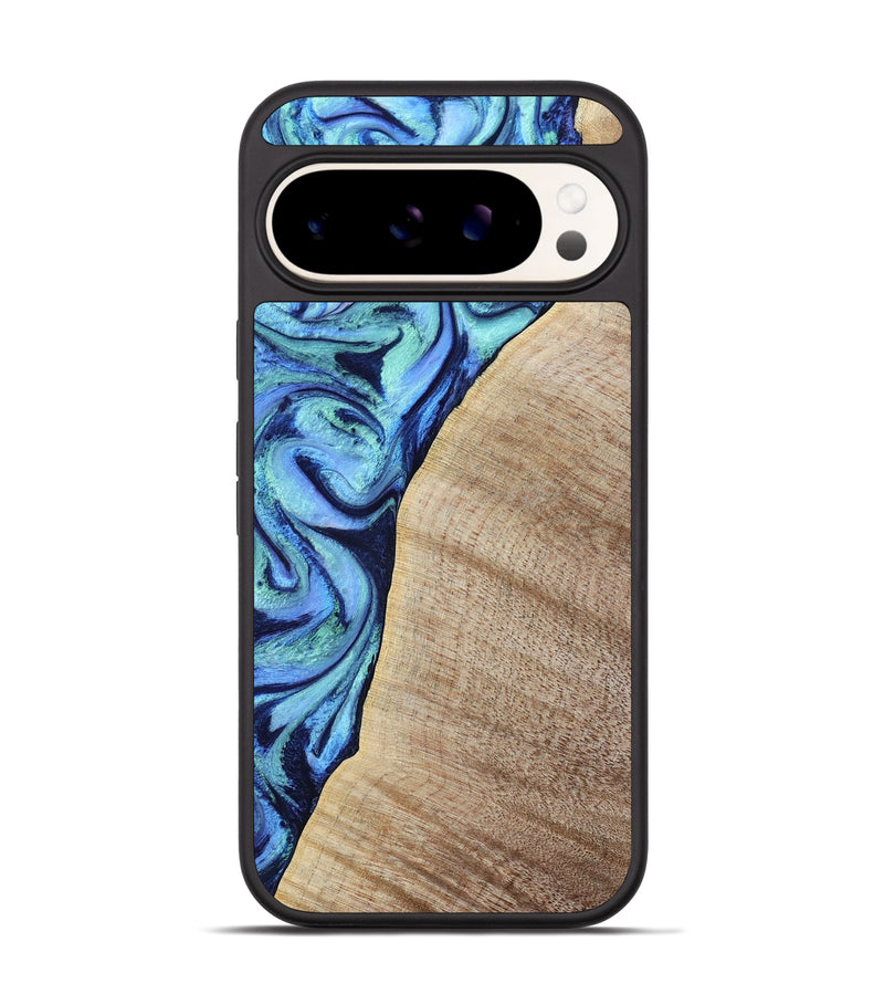 Pixel 9 Pro Wood Phone Case - Wiley (Blue, 797109)
