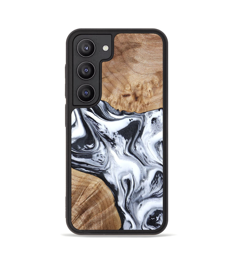 Galaxy S23 Wood Phone Case - Janet (Black & White, 797112)