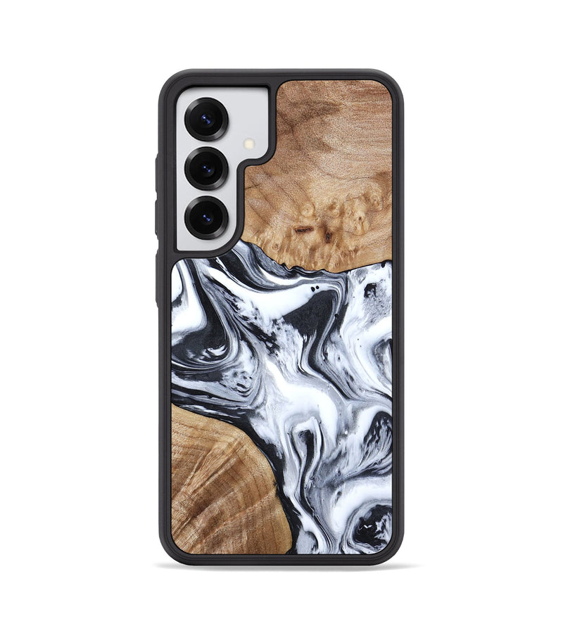 Galaxy S25 Wood Phone Case - Janet (Black & White, 797112)
