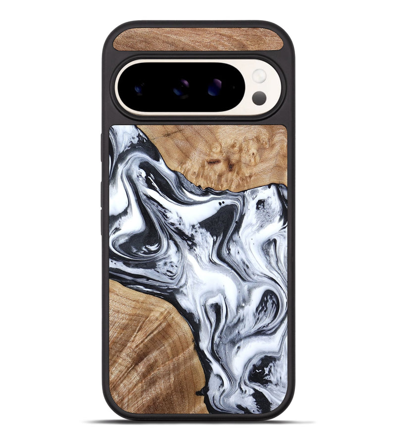 Pixel 9 Pro XL Wood Phone Case - Janet (Black & White, 797112)