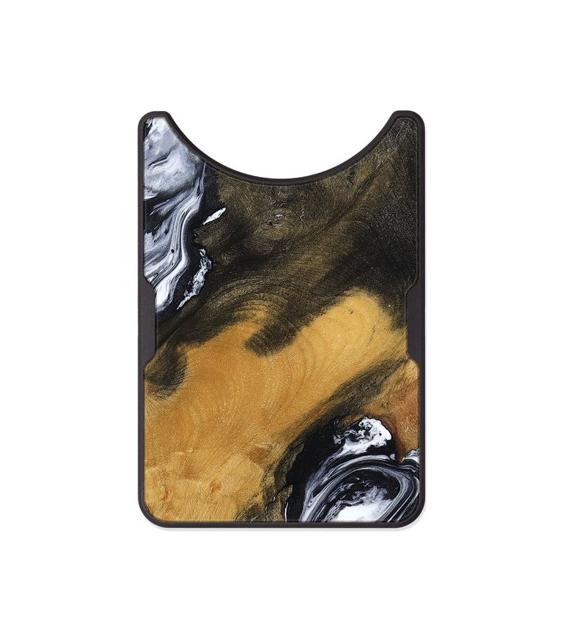 Alloy Wood Wallet - John (Black & White, 797113)