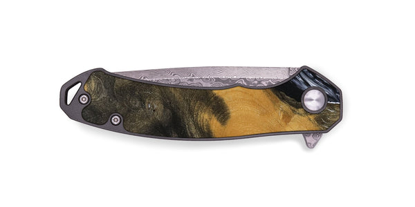 EDC Wood Pocket Knife - John (Black & White, 797113)