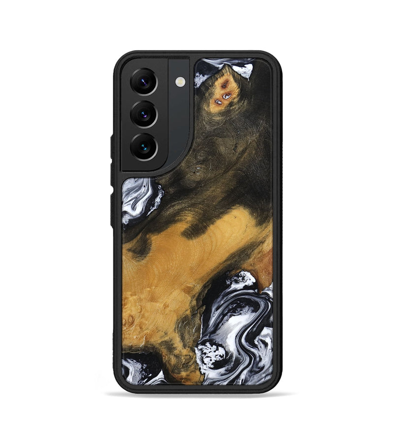Galaxy S22 Wood Phone Case - John (Black & White, 797113)