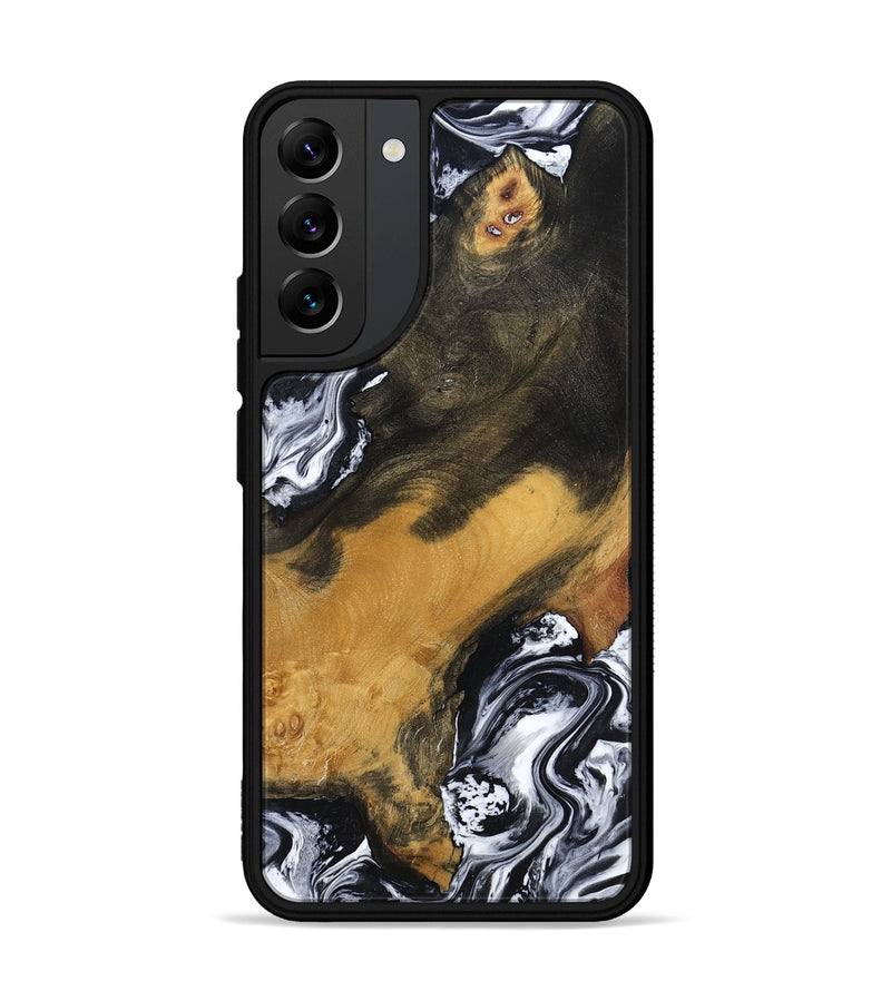 Galaxy S22 Plus Wood Phone Case - John (Black & White, 797113)
