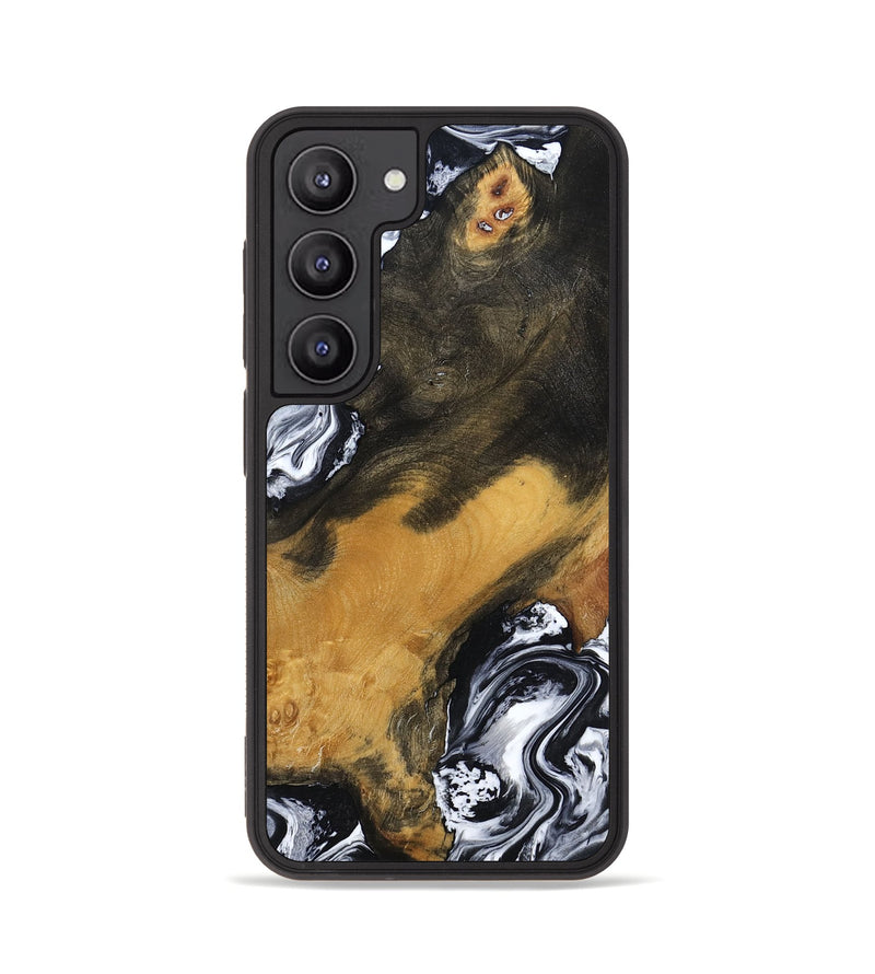 Galaxy S23 Wood Phone Case - John (Black & White, 797113)