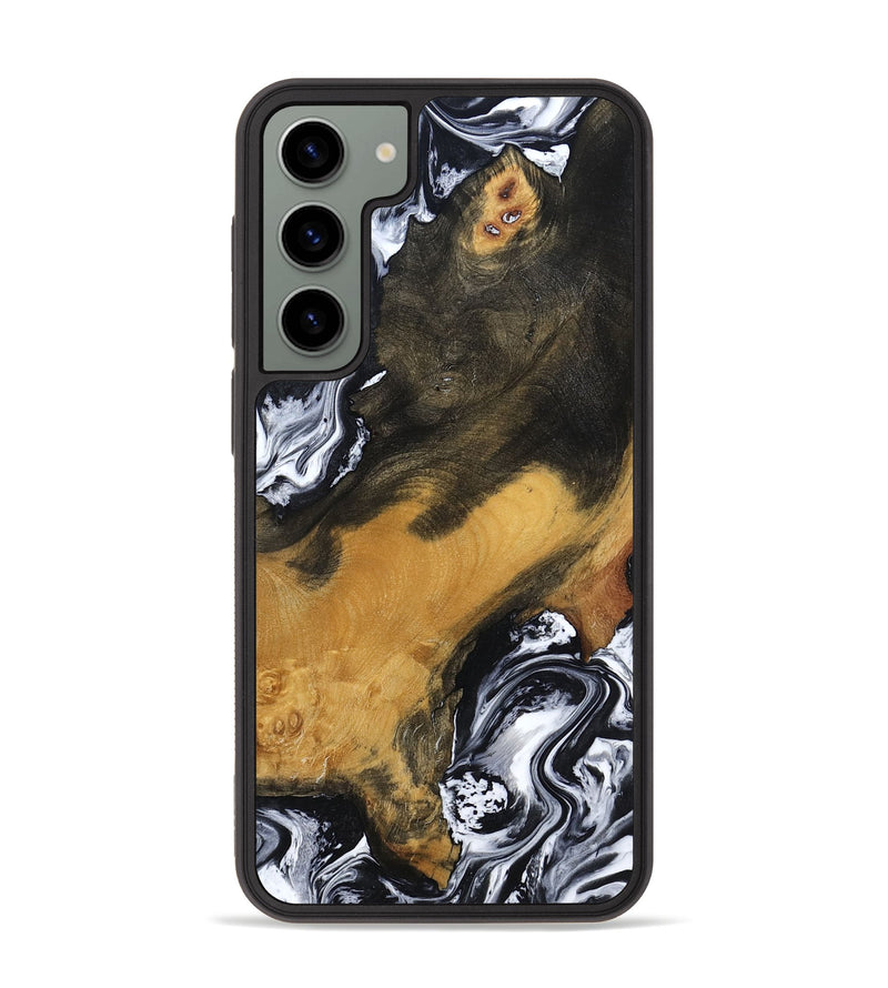 Galaxy S23 Plus Wood Phone Case - John (Black & White, 797113)