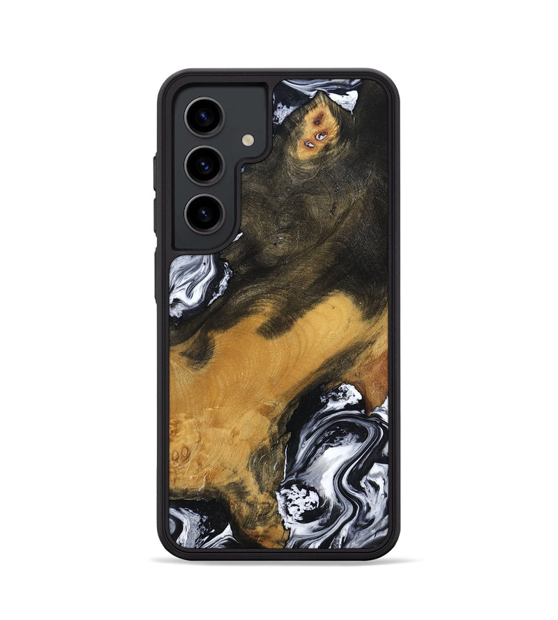 Galaxy S24 Wood Phone Case - John (Black & White, 797113)