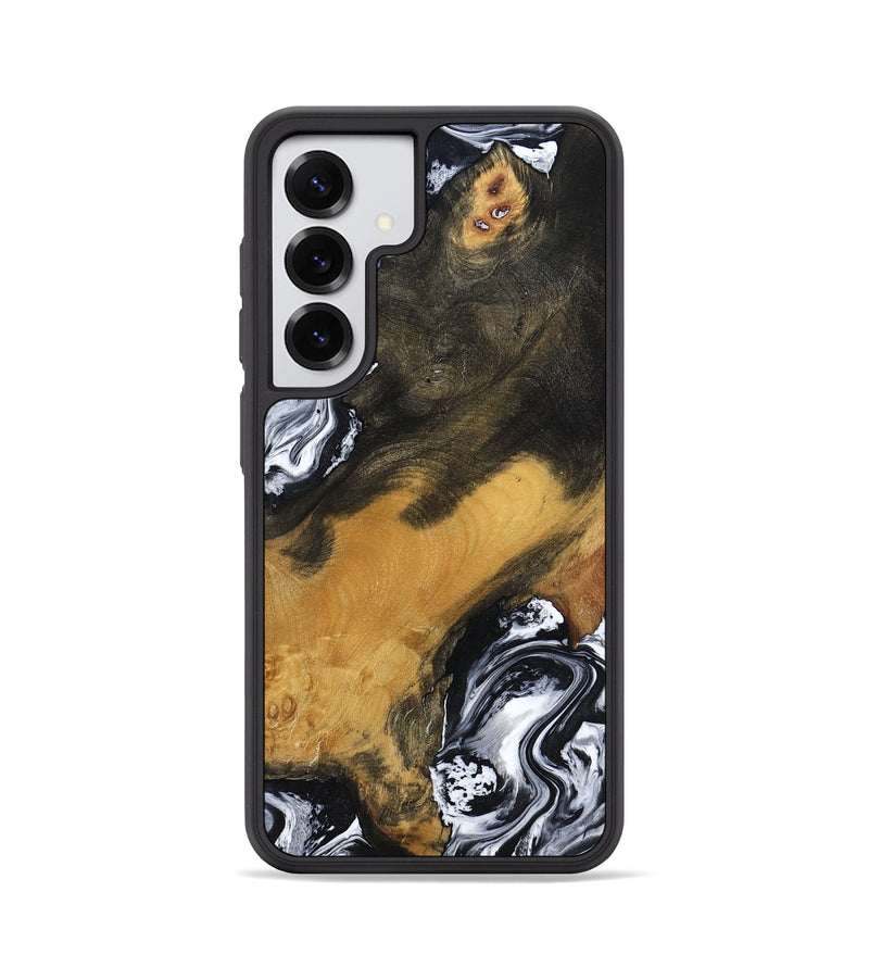 Galaxy S25 Wood Phone Case - John (Black & White, 797113)