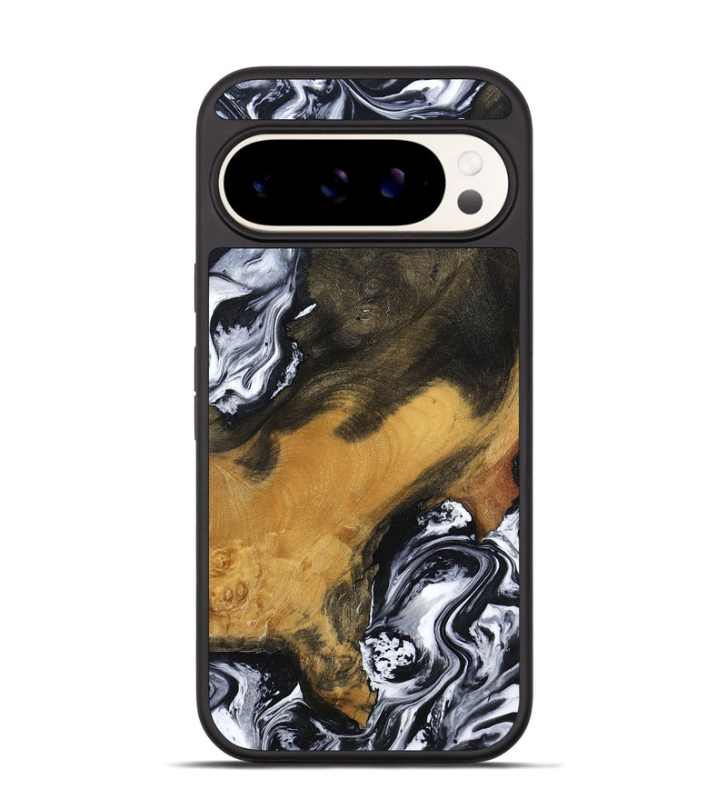 Pixel 9 Pro Wood Phone Case - John (Black & White, 797113)