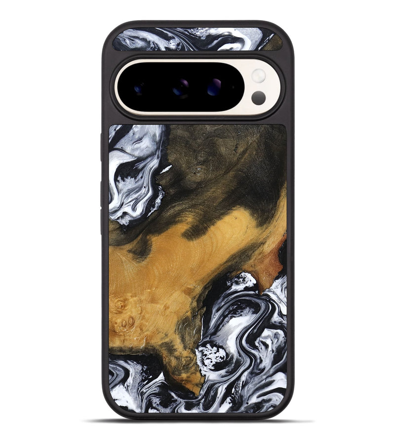 Pixel 9 Pro XL Wood Phone Case - John (Black & White, 797113)
