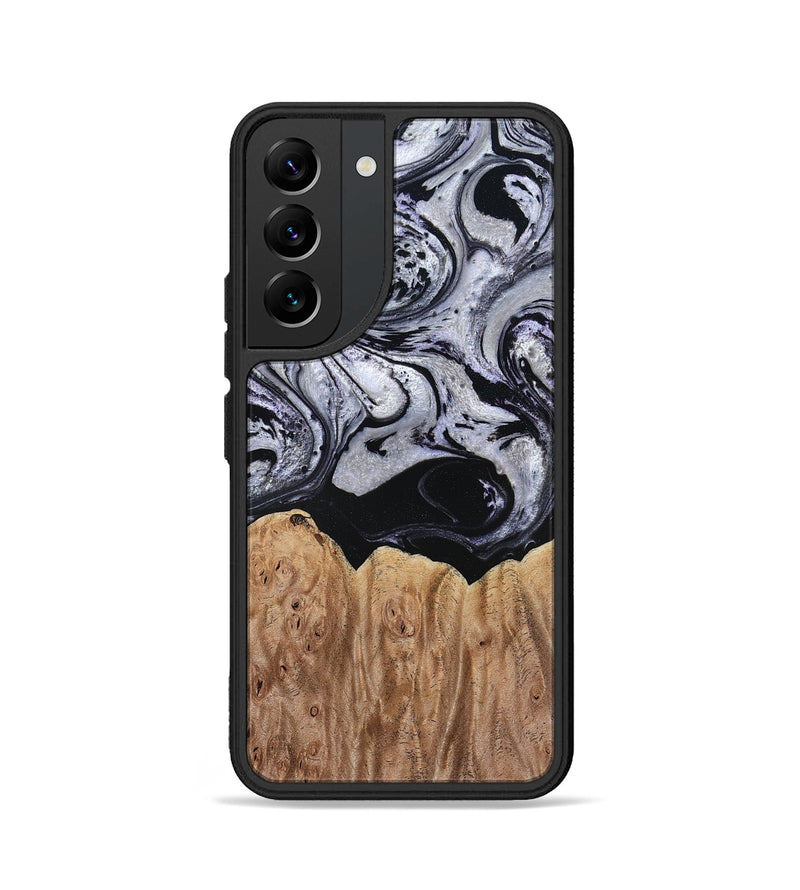 Galaxy S22 Wood Phone Case - Ford (Black & White, 797114)
