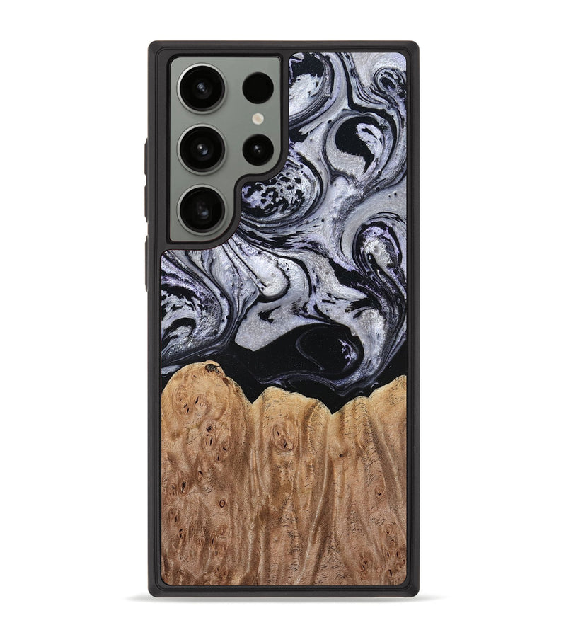 Galaxy S23 Ultra Wood Phone Case - Ford (Black & White, 797114)
