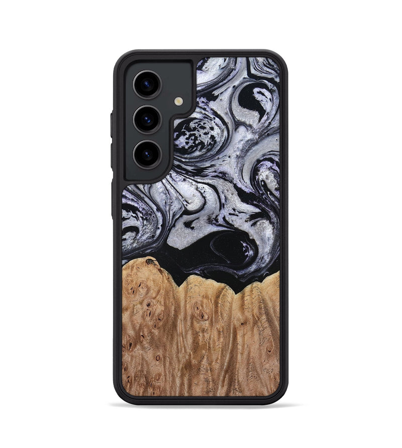 Galaxy S24 Wood Phone Case - Ford (Black & White, 797114)