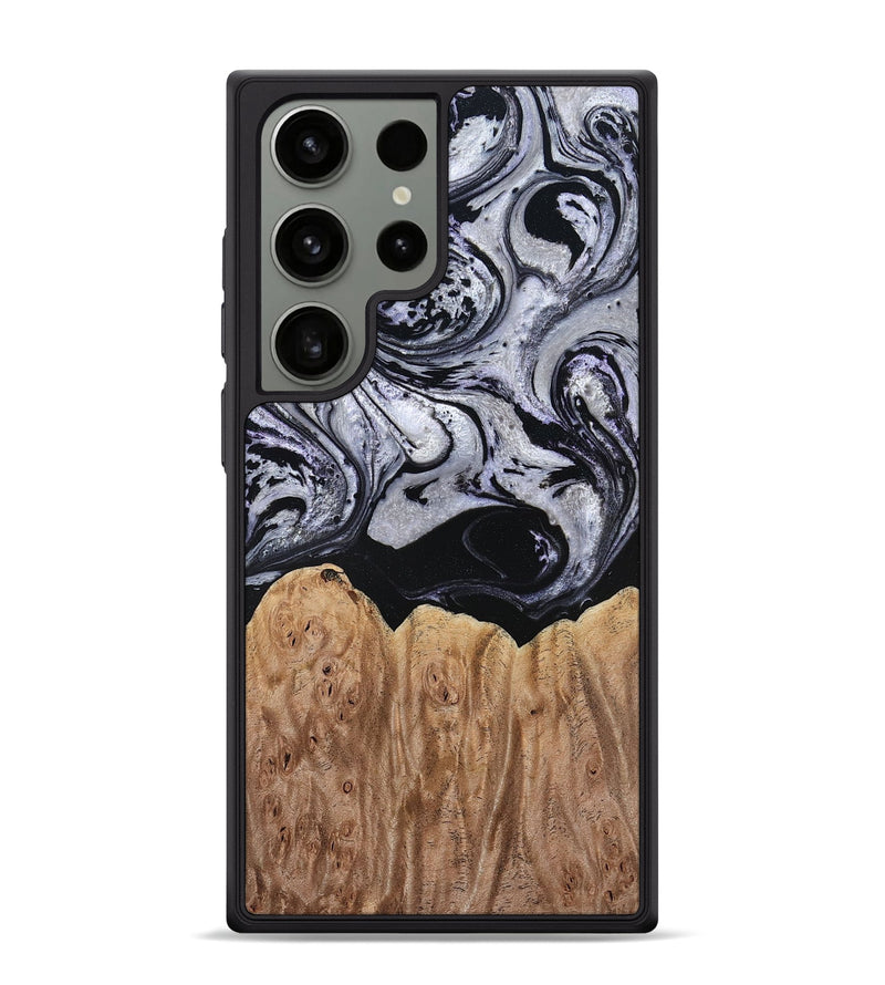 Galaxy S24 Ultra Wood Phone Case - Ford (Black & White, 797114)