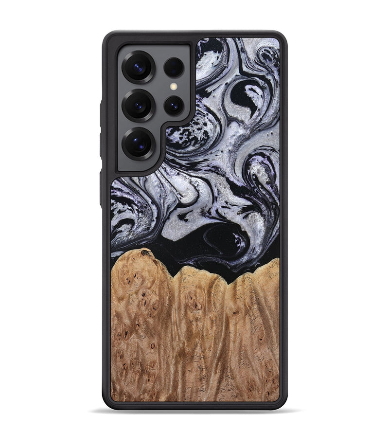 Galaxy S25 Ultra Wood Phone Case - Ford (Black & White, 797114)