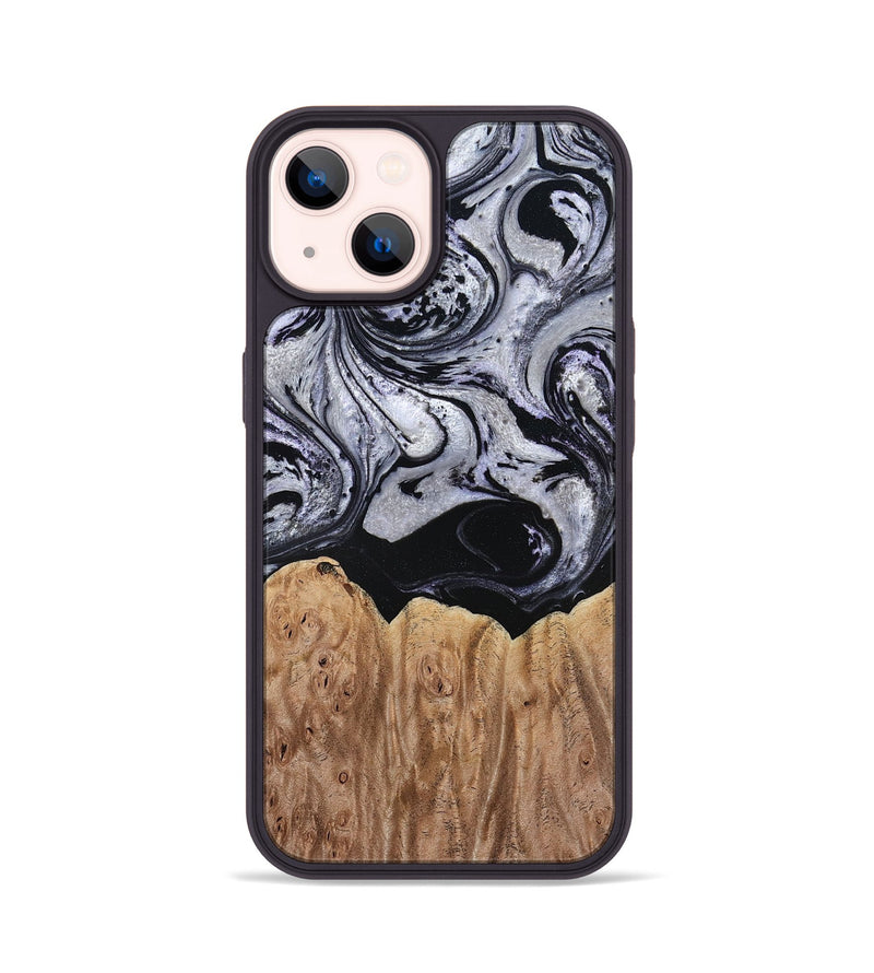 iPhone 14 Wood Phone Case - Ford (Black & White, 797114)